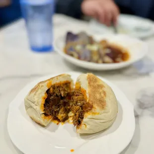 S3. Spicy Cumin Lamb Pita Burger