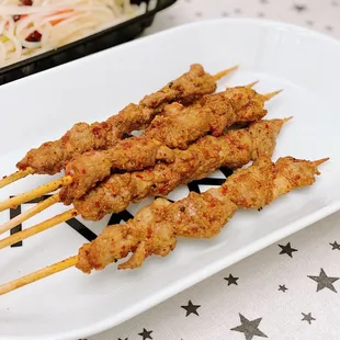 Lamb Tenderloin Skewers