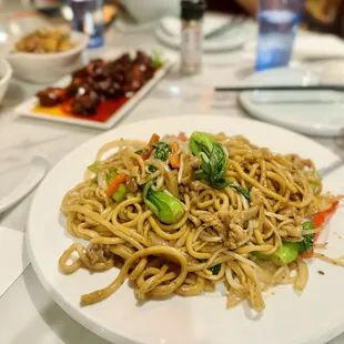 N11. Pan Fried Noodles with Cumin Lamb