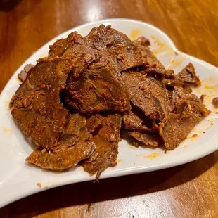 Spicy sliced beef shank