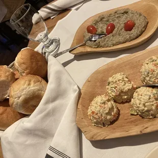Boeuf Salad and Eggplant Salad/Vinete