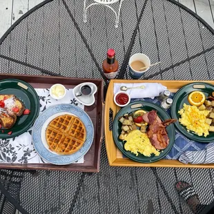Breakfast made to order from our friendly chef Jim.