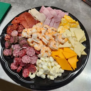 Meat and cheese tray