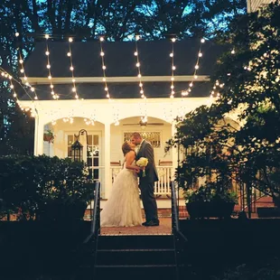 First dance on the back patio.  www.DuncanEstate.com, www.Facebook.com/Duncan.Estate.SC