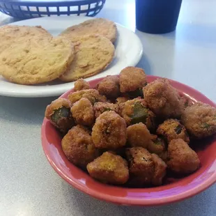 Fried green tomatoes