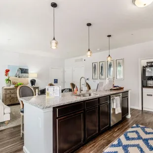Kitchen and Starbucks Coffee Bar