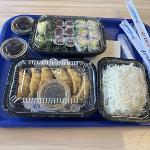 sushi and sashimi, food