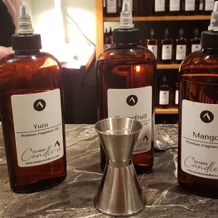 Picking out which scents are your favorite (with the help of their staff on which go together)