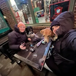 Outdoor seating area