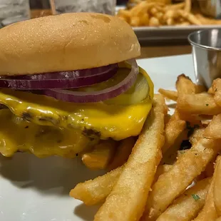 Juicy Double Cheeseburger