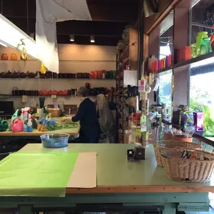 Lots of vases and custom made arrangements from this lady 10/7/17