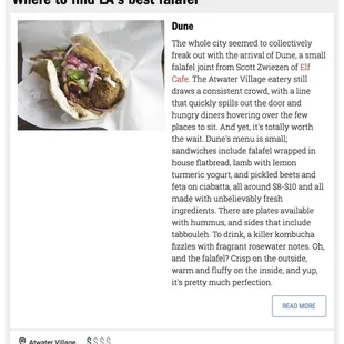 Time Out - The best falafel in Los Angeles