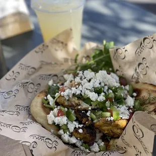 Chicken Souvlaki Sandwich