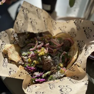 Smoked Brisket Gyro