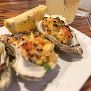 Deviled Crab Oysters