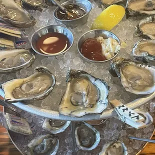 Raw Oysters!!  So fresh!!!!