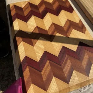Custom wooden chopping board