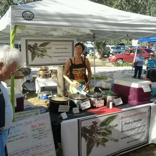 Jill representing Mangia.Gourmet!