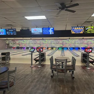 Night bowling starts in 5 minutes can't wait