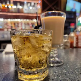 Double jameson &amp; Irish coffee