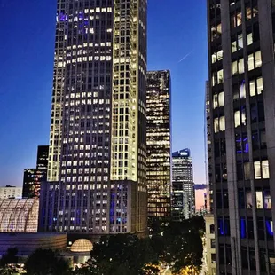 The view from the penthouse