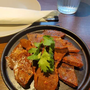 Cold appetizer: Marinated beef