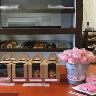 We sell special treats on special occasions from a local baker!