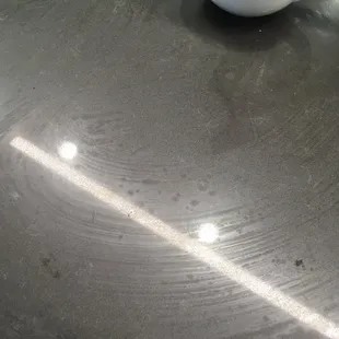 They wipe the counter with milk