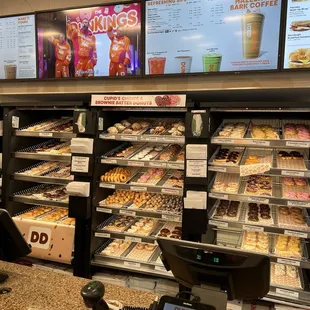  a customer at a dunkin donuts store