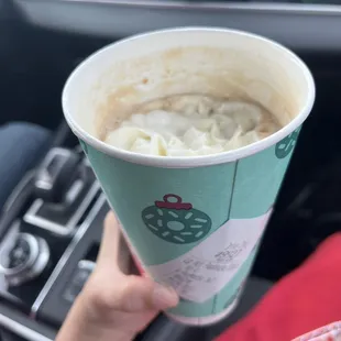 Dunkin signature latte