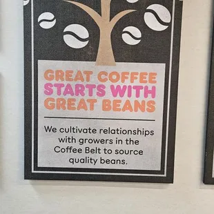  a poster of a tree with coffee beans on it