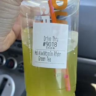 Green tea Kiwi Watermelon Refresher