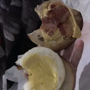 Bacon Egg and Cheese bagel
