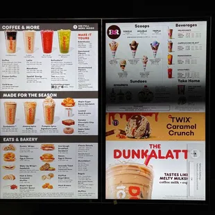 Drive Thru Menu Board