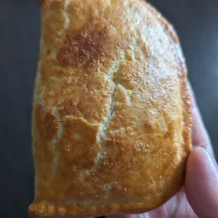 Sausage, egg, and cheese empanada