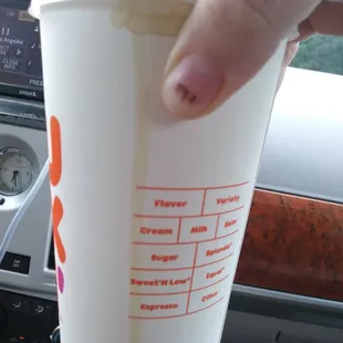 Ugh and Eww! I went through and ordered 3 coffees that were ALL made wrong. It literally left a bad taste in my mouth!!!