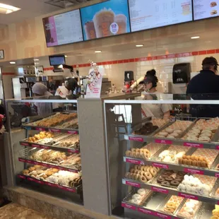  customers in a donut shop