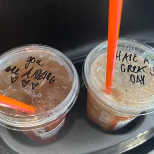 Thank you for making my day when I picked up my order!