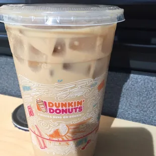 S&apos;mores iced coffee, so good.