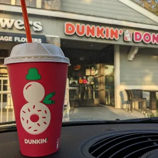 Free Medium coffee with a purchase so I bought 3 munchkins. Last day for this offer.