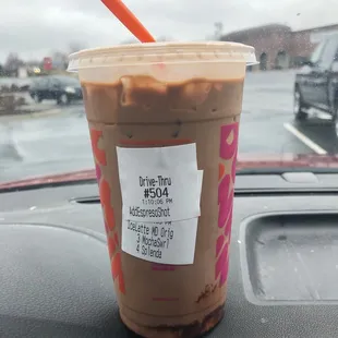 My iced mocha