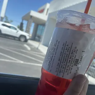 strawberry dragonfruit refresher