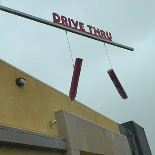 Drive thru sign
