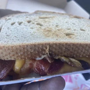 Grilled Cheese add Bacon