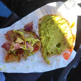New Bacon Avocado Tomato mess