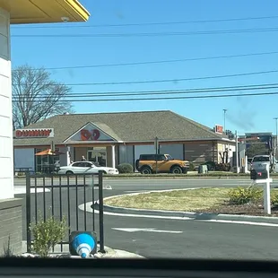 View from Biscuitville drive thru