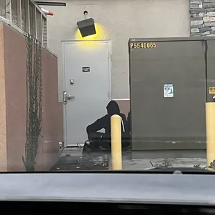 This location is consistently a homeless hangout.