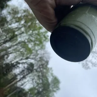 A matcha not blended up correctly