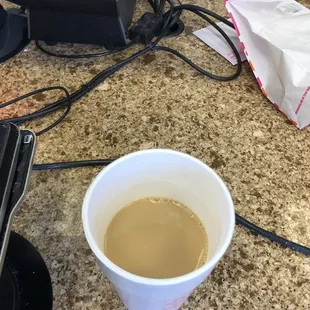 Medium coffee?!! Really no explanation or apology