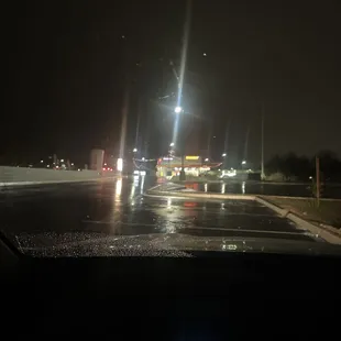 All the lights are on as if they are open